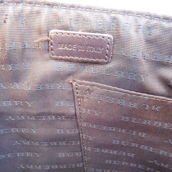 BURBERRY CANVAS CROSSBODY MESSENGER BAG - Picture 8 of 8